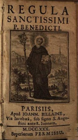 Regula Sanctissimi P. Benedicti