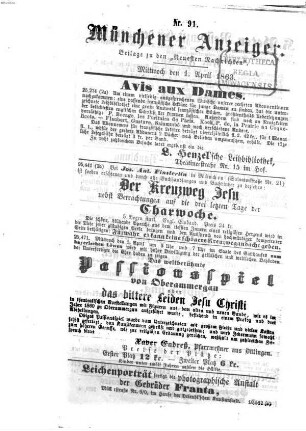 Neueste Nachrichten aus dem Gebiete der Politik. 1863, [a] = Münchener Anzeiger, 4 - 6