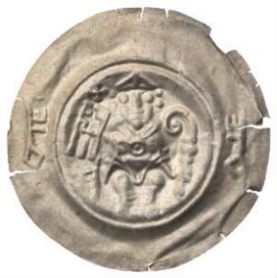 Fundmünze, Brakteat, 1242 - 1272