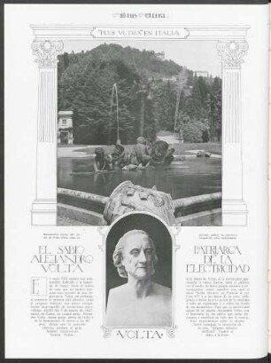 El sabio Alejandro Volta, patriarca de la electricidad