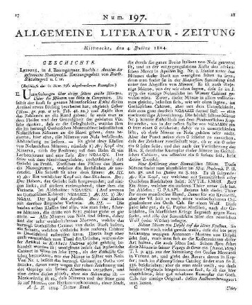 Magazin für das Kirchen- und Schulwesen besonders in Hessen und den angränzenden Ländern. [Bd. 1], H. 3-4. Hrsg. v. W. Münscher. Marburg: Krieger 1802