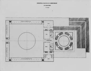 Grundriss der Stadthalle Kröllwitz in Halle (Saale)