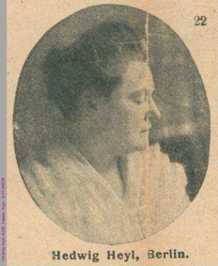 Porträt von Hedwig Heyl