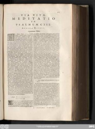 [4.] Via Vitae Meditatio In Psalmum CXIX.