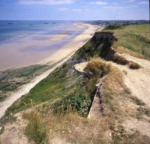 Frankreich. Normandie.Blick über die Küste