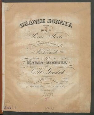 Grande Sonate pour le Piano-Forte Op: 12