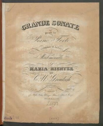 Grande Sonate pour le Piano-Forte Op: 12