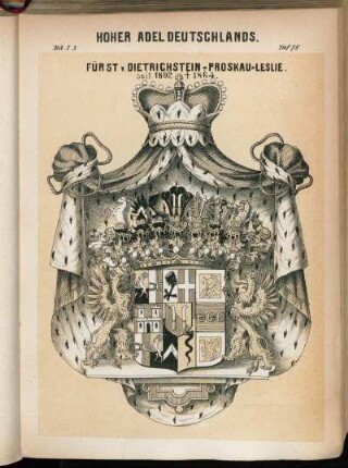 Taf. 78. Fürst v. Dietrichstein-Proskau-Leslie. seit 1802 † 1864.