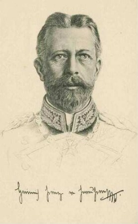 Prinz Heinrich von Preußen in Uniform mit Orden, Brustbild