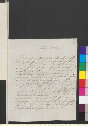 Brief von Reichardt, Johann Friedrich an Goethe, Johann Wolfgang von