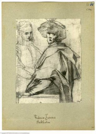 Zwei stehende Figuren