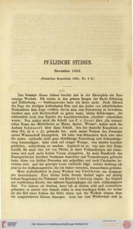 Pfälzische Studien