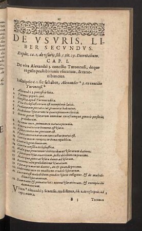 De usuris, liber secundus.
