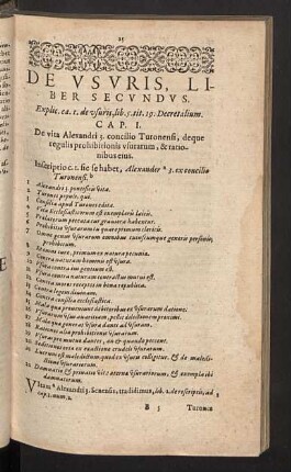 De usuris, liber secundus.