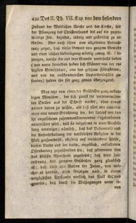 432-439, Man setze nun einen der Geschichte ganz ...