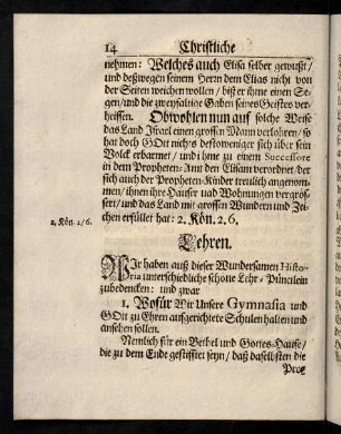 14-27, Lehren. - Trost.