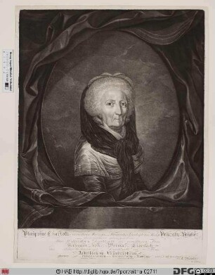 Bildnis Philippine Charlotte, Herzogin zu Braunschweig-Lüneburg-Wolfenbüttel, geb. Prinzessin von Preußen