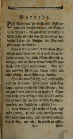 Benediktiner-Museum : den Herren Prälaten und ihren Mitbrüdern zum Geschenke geweiht von drey Mitgliedern des nemlichen Ordens. 1, 1. 1790