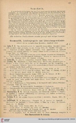 Sanskrit (Nr. 591 - 1806)