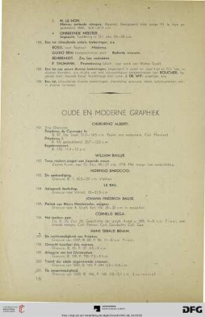 Oude en moderne Graphiek (Nr. 191-592)