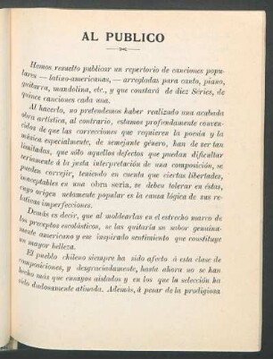 Al público