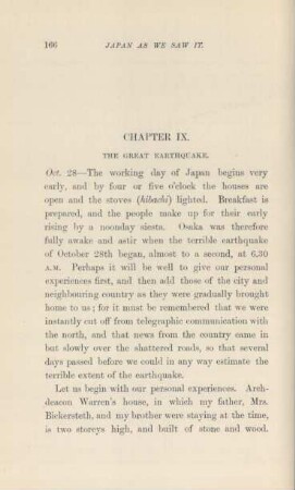 Chapter IX. The great earthquake