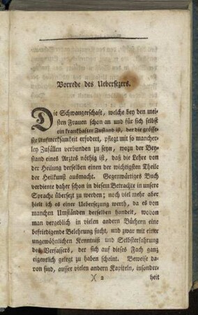 Vorrede des Uebersezers.