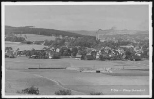 Plaue-Bernsdorf. Blick auf Plaue - Bernsdorf