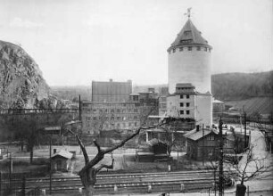 Getreidesilo : Weizenmühle Gebrüder Braune. Mühlengebäude und Getreidesilo