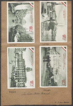 Italienische Propagandepostkarten: La nuova Italia redenta: Trieste mola S. Carlo, unsign., farbig