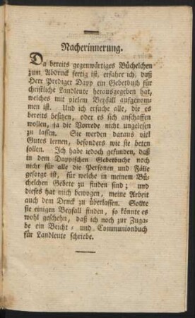Nacherinnerung
