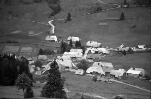 Fernblick von oben auf Menzenschwand