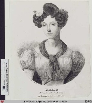 Bildnis Marie, Prinzessin von Preußen, geb. Prinzessin von Sachsen-Weimar