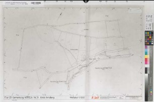 Affeln (Neuenrade), Altenaffeln (Neuenrade), Umlegung Affeln  Altenaffeln, Rahmenkarte Affeln Flur 23