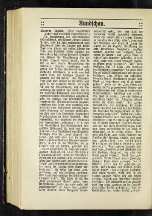 Moderne Jugend : (ihre angeblichen "Licht"- und wirklichen Schattenseiten)