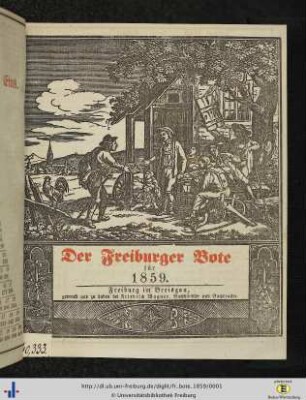 29. Jg.: Der Freiburger Bote: Ein nützlicher und unterhaltender Haus- und Wirthschaftskalender