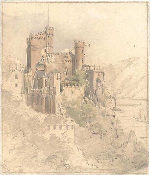 Lange, Ludwig; Lange - Archiv: V.3 Gotik (Burgen) - Perspektive