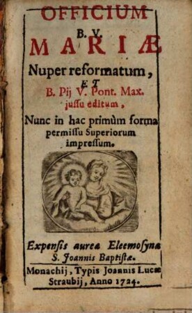 Officium Beatae Mariae Virginis