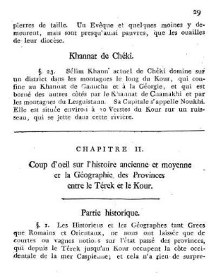 § 1. Partie historique