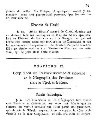 § 1. Partie historique