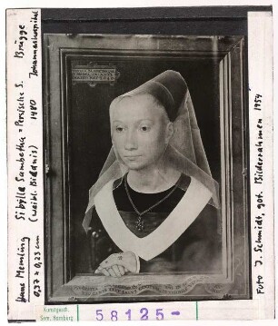 Hans Memling: Sibylle Sambetha / Persische Sibylle. Brügge, Johanneshospital