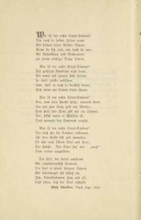 [Gedicht von Wilh. Schröder]