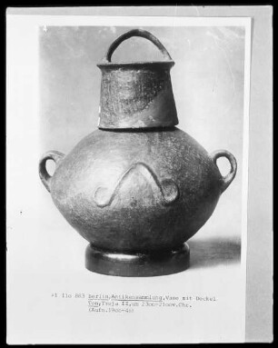 Vase mit Deckel; Troja II