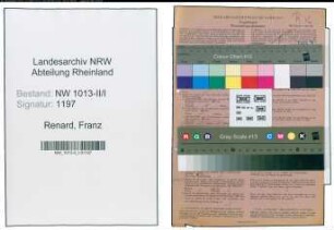 Entnazifizierung Franz Renard , geb. 01.11.1880 (Kaufmann)