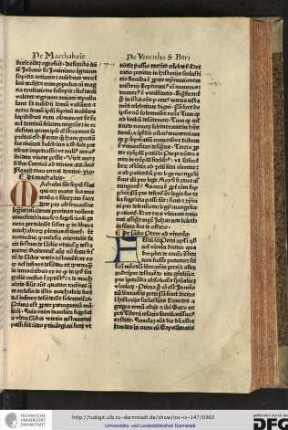 Machabei sunt septem fratres qui cum matre sua reverenda et Eleazaro sacerdote pro observatione legis cum carnes porcinas nollent comedere...