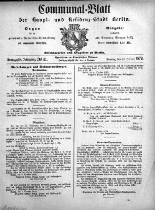 1879,41: No. 41, 12. Oktober 1879
