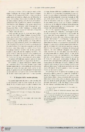 V. Il disegno della nostra pianta