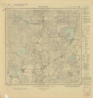 2451 Stolzenburg, Meßtischblatt (4cm - Karte)