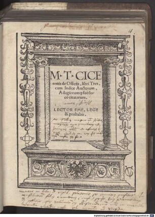 De Officiis : libri tres