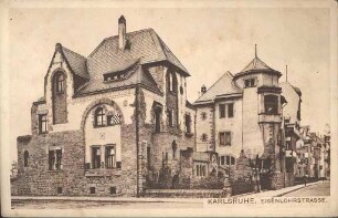 Postkartenalbum. "Karlsruhe-Eisenlohrstrasse". Eisenlohrstraße